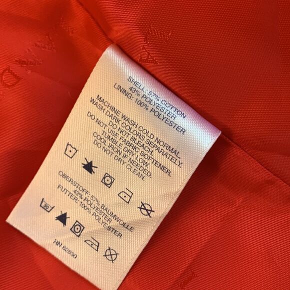 LANDS’ END double breasted jacket 4 exterior pockets 1 interior lined women’s M - Picture 6 of 11